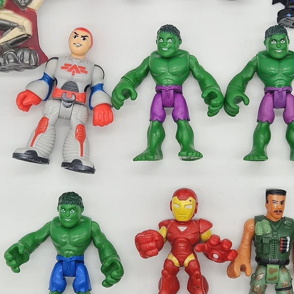 Lot of 13 Fisher-Price Imaginext Action Figures Marvel DC Star Wars Batman Hulk